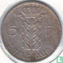 Belgique 5 francs 1963 (FRA - frappe monnaie) - Image 2
