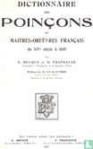 Dictionnaire de Poinçons de maitres-orfèvres Français   - Afbeelding 1