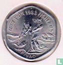 India 20 paise 1983 (Hyderabad) "FAO - World Food Day - Fisheries" - Afbeelding 1