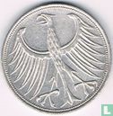 Germany 5 mark 1968 (F) - Image 2