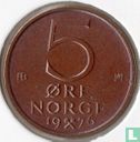 Norwegen 5 Øre 1976 - Bild 1