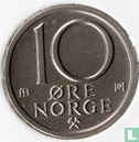 Norwegen 10 Øre 1976 - Bild 2