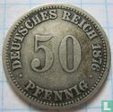 Duitse Rijk 50 pfennig 1876 (A) - Afbeelding 1