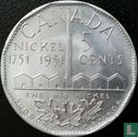Canada 5 cents 1951 "200th Anniversary of the Discovery of Nickel"  - Afbeelding 1