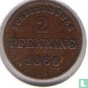 Bavière 2 pfenning 1866 - Image 1