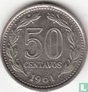 Argentinië 50 centavos 1961 - Afbeelding 1