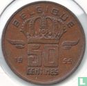 Belgique 50 centimes 1955 (type 2) - Image 1