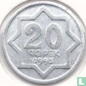 Aserbaidschan 20 qapik 1993 (Aluminium, grosser I) - Bild 1