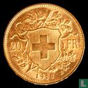 Zwitserland 20 francs 1910 - Afbeelding 1