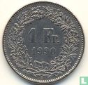 Switzerland 1 franc 1990 - Image 1