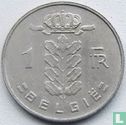 Belgium 1 franc 1962 (NLD - double strike)  - Image 2