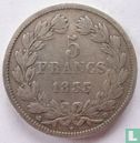 Frankrijk 5 francs 1833 (D) - Afbeelding 1