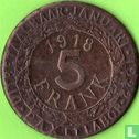 Gent 5 francs 1918 - Afbeelding 1