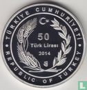 Turkije 50 türk lirasi 2014 (PROOF) "Gelidonya Lighthouse" - Afbeelding 1