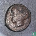 Himera, Sicily  AE17 (6/12, Hemilitron)  420-407 BC, unknown ruler - Image 1