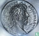 Romeinse Rijk, AE Sestertius, 161-180 AD, Marcus Aurelius, Rome, 163-164 AD - Afbeelding 1