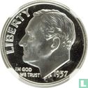 États-Unis 1 dime 1957 (BE) - Image 1
