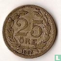 Suède 25 öre 1883 - Image 1