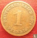 Duitse Rijk 1 pfennig 1874 (H) - Afbeelding 1