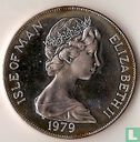 Île de Man 1 crown 1979 (argent) "300th anniversary of Manx coinage" - Image 1