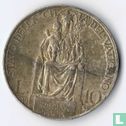 Vatican 10 lire 1935 - Image 1