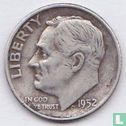 United States 1 dime 1952 (D) - Image 1