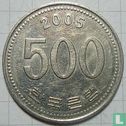 Corée du Sud 500 won 2005