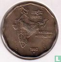 India 2 rupees 1992 (Bombay) - Afbeelding 1