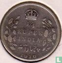 Brits-Indië ¼ rupee 1910 - Afbeelding 1