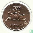 Litouwen 20 centu 1991 - Afbeelding 1