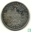 Empire allemand 1 mark 1876 (F) - Image 1