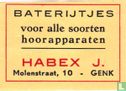 Habex J. - Batterijtjes voor alle soorten hoorapparaten - Afbeelding 1