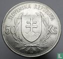 Slowakei 50 Korun 1944 "5th anniversary of the Slovak Republic" - Bild 2