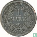 Empire allemand 1 mark 1881 (D) - Image 1