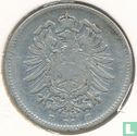 Empire allemand 1 mark 1881 (F) - Image 2