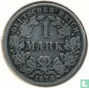 German Empire 1 mark 1878 (B) - Image 1