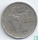India 2 rupees 1996 (Hyderabad - 6.06 gr) - Image 1