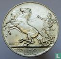 Italië 10 lire 1927 (**FERT**) - Afbeelding 1