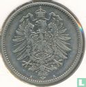 Empire allemand 1 mark 1886 (A) - Image 2