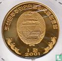 North Korea 1 won 2001 (PROOF - brass) "2000 Summer Olympics in Sydney - Archer" - Image 1