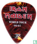 Iron Maiden Plectrum, Guitar Pick, Janick Gers, 2006 - 2007 - Afbeelding 1