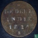 Niederländisch-Ostindien ½ Stuiver 1824 (Typ 2) - Bild 1