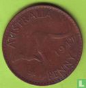 Australia 1947 penny (with point- Perth) - Image 1