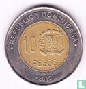 Dominican Republic 10 pesos 2010 - Image 1