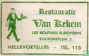 Restauratie Van Kekem - Image 1
