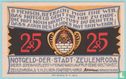 Zeulenroda Notgeld 25 Pfennig, 1921 - Bild 2