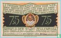 Zeulenroda, Stadt - 75 Pfennig (5) 1921 - Afbeelding 2