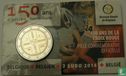 Belgium 2 euro 2014 (coincard - FRA) "150th anniversary of the Belgian Red Cross" - Image 1
