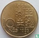 Tsjecho-Slowakije 10 korun 1993 "Milan Rastislav Štefánik" - Afbeelding 1