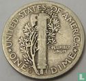 États-Unis 1 dime 1920 (sans lettre) - Image 2